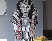 L..K.ART by AbstractGraffitiShop on Etsy