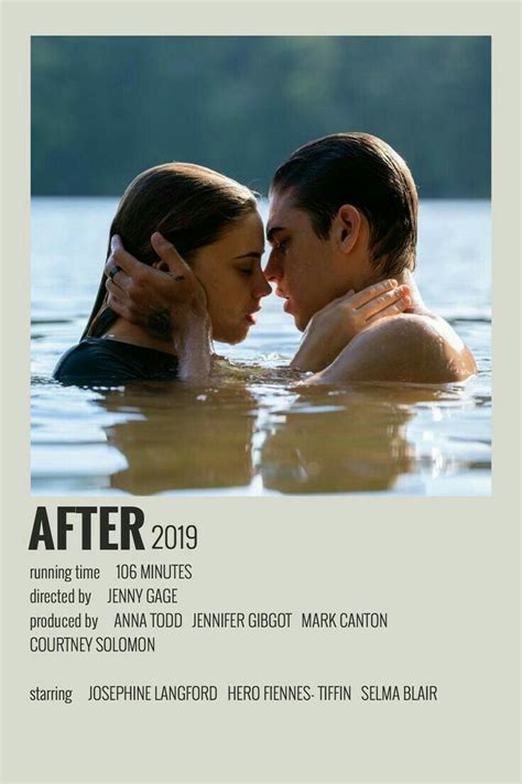 After 2019 poster | Film posters minimalist, Movie poster wall, Movie posters minimalist