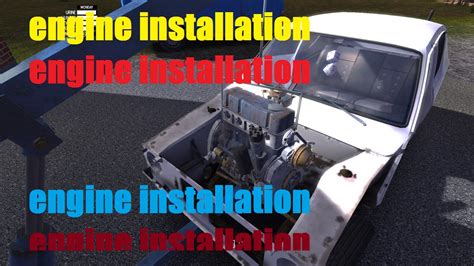 Как установить двигатель? | How to install engine My Summer car - YouTube