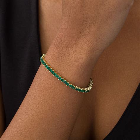Emerald Green Tennis Bracelet | atelier-yuwa.ciao.jp