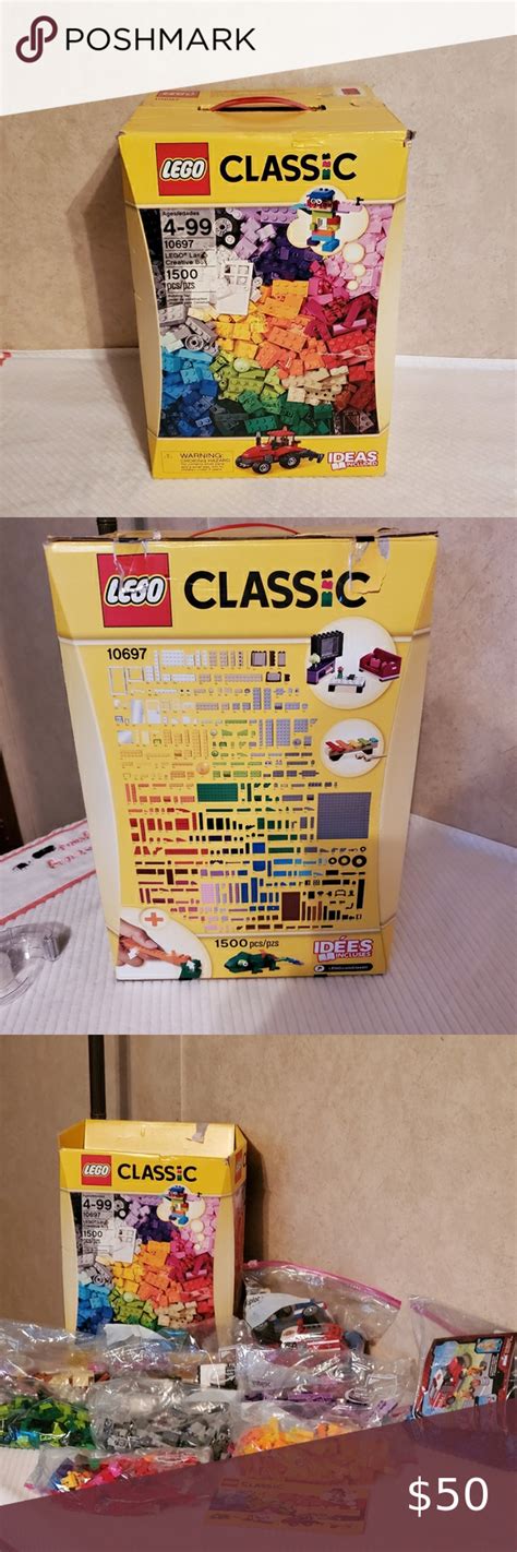 Lego Classic Large Creative Box 1500pcs | Creative box, Lego for kids, Lego