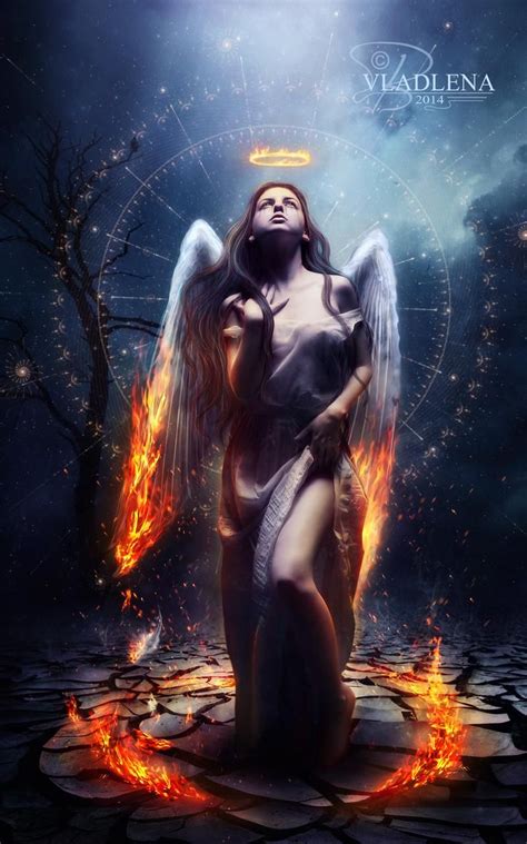 fallen angel by Vladlena111 on DeviantArt | Creature magiche, Angeli