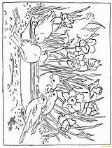 Awesome Nature Scene Coloring Pages  Free Printable sketch template