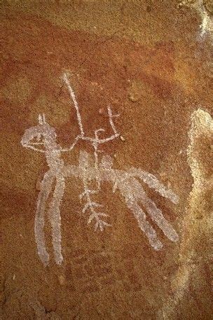 Rock art from Ennedi Plateau, in Chad. | Rock art, Prehistoric art, Cave paintings