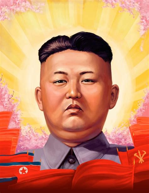 North Korea Poster. KIM JONG-UN | Сатирическая иллюстрация, Винтажные ...