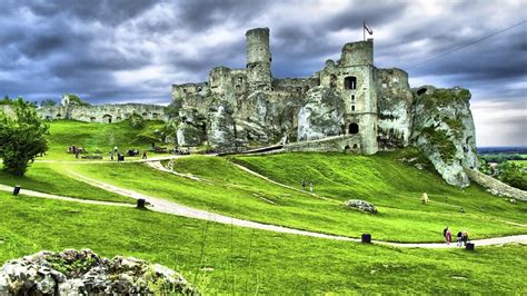 Castle Ruins | HD Wonderful Ancient Castle Ruins Hdr Wallpaper | Castle ...