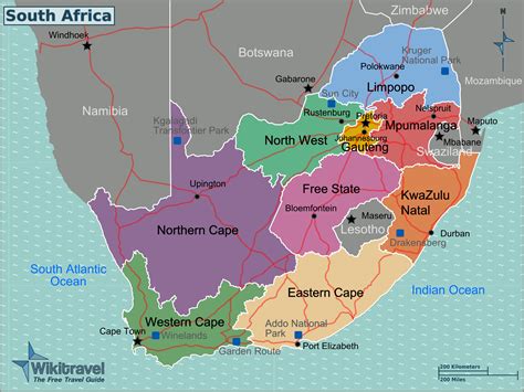 File:South Africa-Regions map.png - Wikitravel