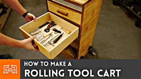 How to Make a Rolling Tool Cart - I Like To Make Stuff