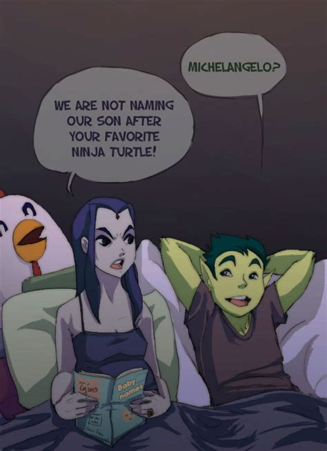 Pin en Raven and Beastboy!