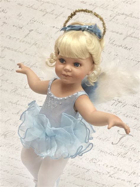 Ashton Drake Angel Doll in Blue Dress