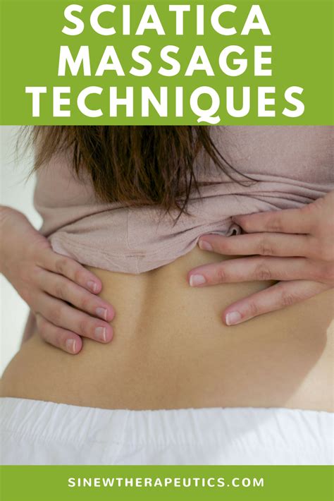 Sciatica Massage Techniques to stimulate circulation and blood flow and promote healing. Learn ...