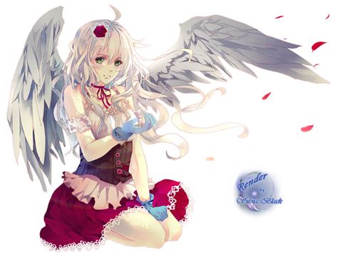 Render: Angel girl by Metiska on DeviantArt