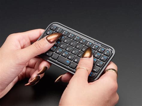 Mini Bluetooth Keyboard – Black | Raspberry Pi в Киеве (Украина)