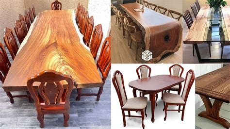 Wooden dining table design ideas / woodworking dining table set ideas /make money with dining ...