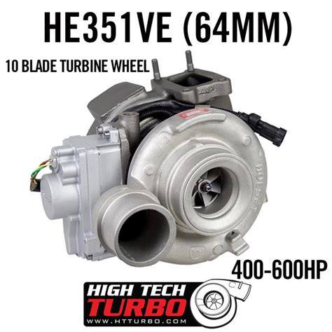 6.7L HE351VE 64mm Turbo 400-600HP