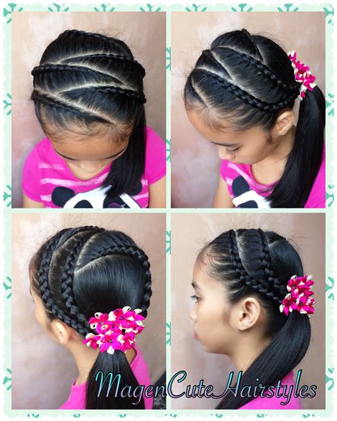 Dutch Lace Braid Zigzag Style | Kids hairstyles, Kids braided hairstyles, Lil girl hairstyles