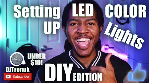Setting Up Color LED Lights | DIY Edition | Under $10 - YouTube