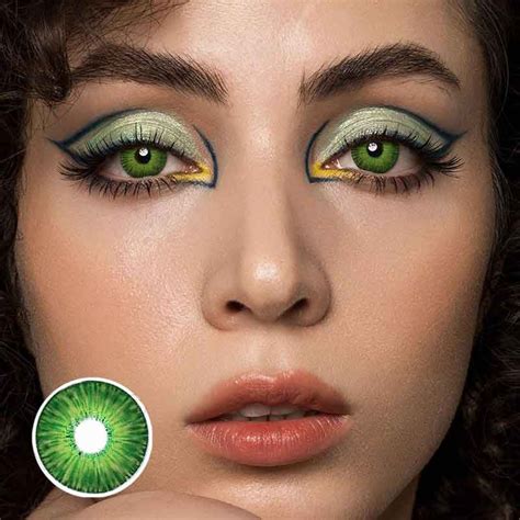 eveVeye New York Green Color Contact Lenses