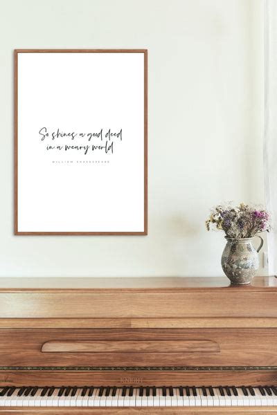 So Shines A Good Deed in a Weary World [Printable PDF] Wall Art – The ...