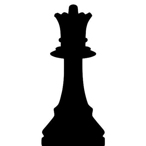 Silhouette Chess Piece REMIX Queen Dama – PermaClipart