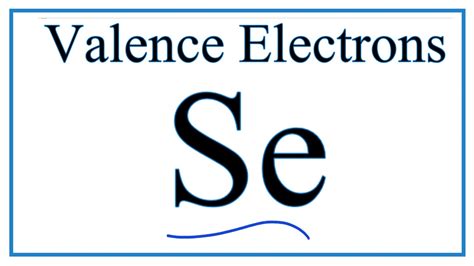 How to Find the Valence Electrons for Selenium (Se) - YouTube