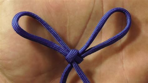 How To Tie A Double Sliding Loop Knot - YouTube