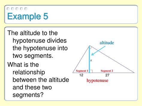 PPT - 9.3 Altitude-on-Hypotenuse Theorems PowerPoint Presentation, free download - ID:1161005