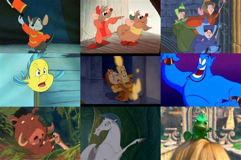 Some Disney Sidekicks in order of release date | Disney sidekicks, Disney cartoons, Disney