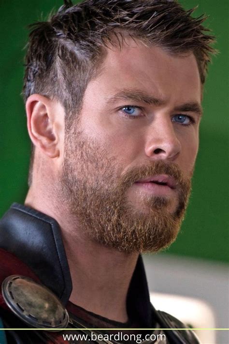 thor beard style, chris hemsworth beard Beard Fade, Bald With Beard ...