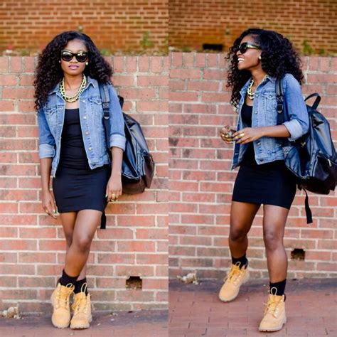 Pinterest: @kingjennn | Timberland outfits women, Timberland outfits, Timbs outfits