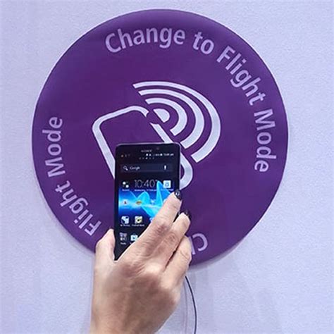 One Tap NFC Smart Ultralight C nfc poster for phone