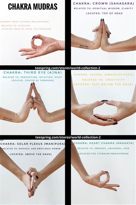 Chakra Mudras | Mudras, Yoga for beginners, Chakra