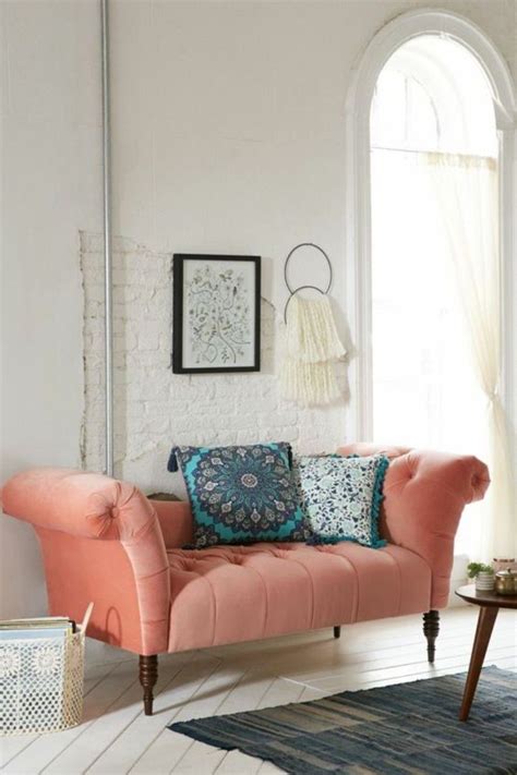 Coral Upholstery Fabrics Decorating Your Living Room | Sofas for small spaces, Coral sofa, Best sofa