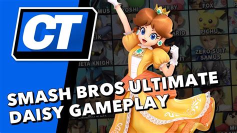 Daisy Gameplay in Super Smash Bros. Ultimate - YouTube