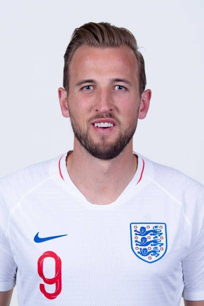 Harry Kane of England poses for a portrait during the official FIFA ...