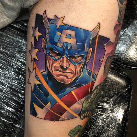 101 Amazing Captain America Tattoo Ideas You Need To See! | Outsons | Men's Fashion Tips And ...