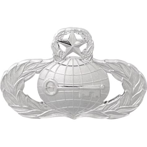 Air Force Master Intelligence Badge, Pin-on, Regular Size | Rank ...