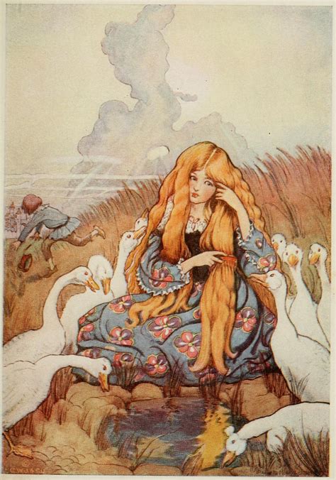 Pin by Gwynneth Ross on The Goose Girl | Fairytale illustration ...