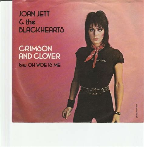1982 CRIMSON AND CLOVER - JOAN JETT & THE BLACKHEARTS #RocknRoll | Joan jett, Blackhearts, Joan ...