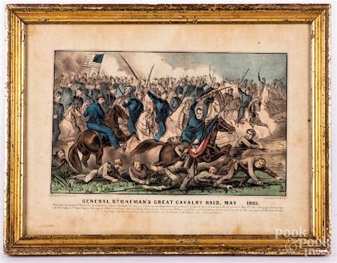 Two Currier & Ives Civil War color lithographs sold at auction on 1st ...