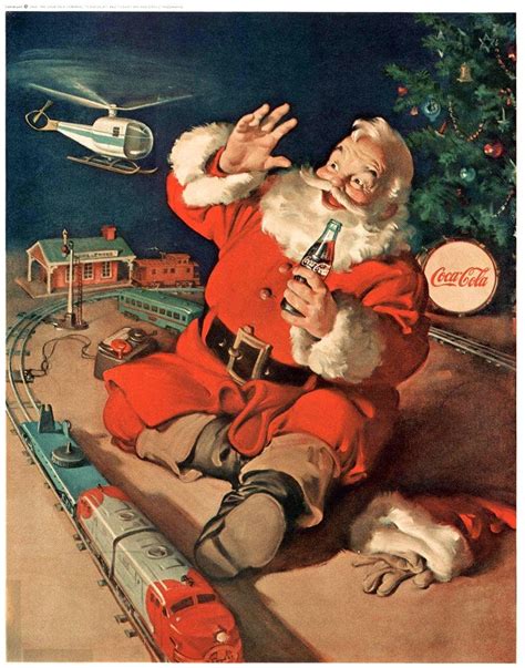 12 vintage Coca-Cola Christmas ads, starring Santa Claus (1931-1963) - Click Americana
