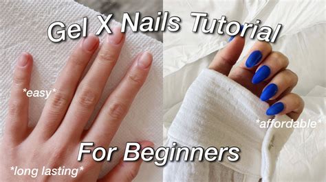 Gel X Nails Tutorial for Beginners - YouTube