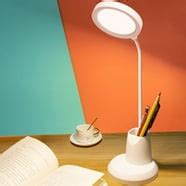Yamyone USB Led Desk Lamp Rechargeable With Pen Holder & Phone Holder for Teenager,3 Eye-Care ...