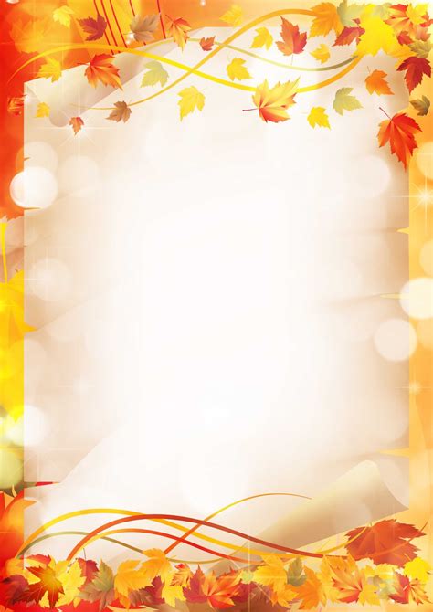 Pin by Cristina on Borders/Frames - Autumn | Floral border design, Boarder designs, Page borders ...