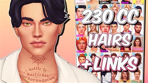 🌿 MAXIS MATCH MALE HAIR COLLECTION 🌿 over 200 items + CC LINKS! : r ...