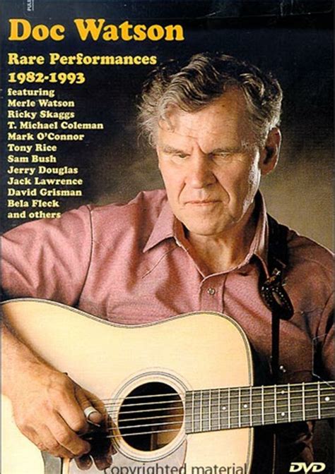 Doc Watson: Rare Performances 1982-1993 (DVD 2002) | DVD Empire