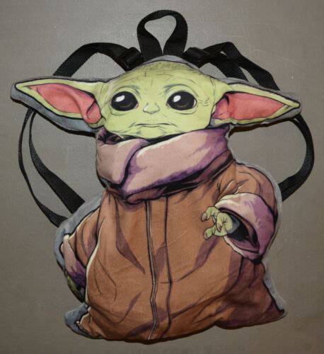 Star Wars Grogu Baby Yoda plush pillow backpack | eBay