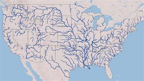 ALL the rivers in the United States on a single beautiful interactive ...