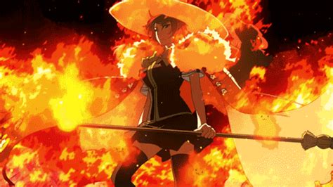 Ayaka Kagari the fire witch | Witch craft works, Anime witch, Wallpaper ...