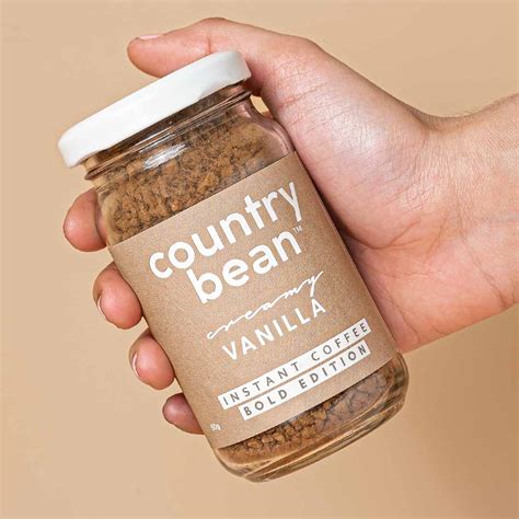 Vanilla 100% Arabica Instant Coffee 50g | Country Bean | Reviews on ...